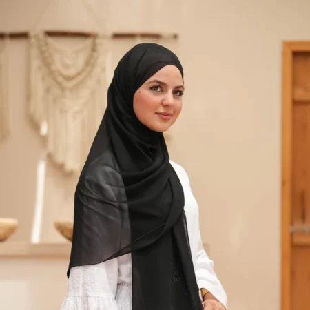Black Sheila single sari by AlShal Abaya Store
