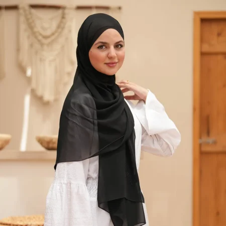 Black Sheila single sari by AlShal Abaya Store